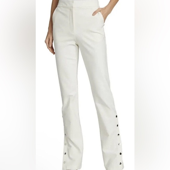 Derek Lam 10 Crosby Tesse Snap-Leg Flared Pants - Picture 4 of 17